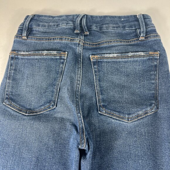 Good American Jeans Women's Measured 25x26 Good Legs Cigarette Blue Denim Tag 24 - Picture 10 of 16